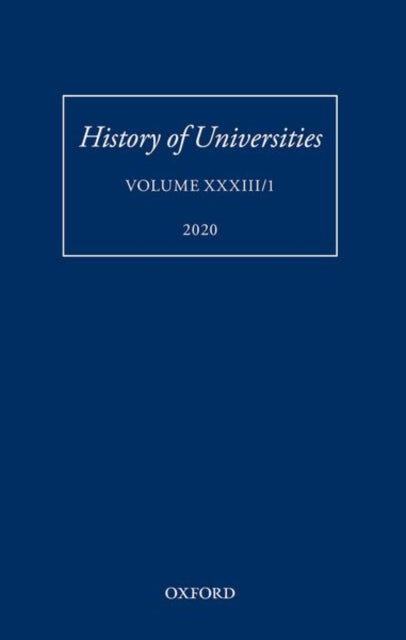 Book cover of: History of Universities. By: Mordechai Feingold