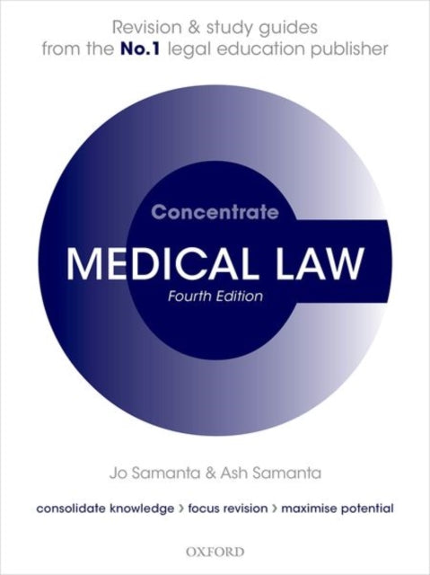 Book cover of: Medical Law Concentrate. By: Jo Samanta