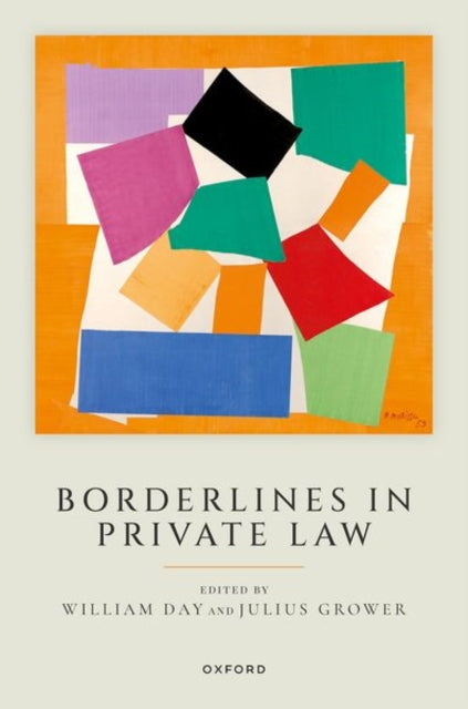 Book cover of: Borderlines in Private Law. By: William Day