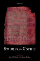 Book cover of: Studies in Gothic. By: Jared S. Klein