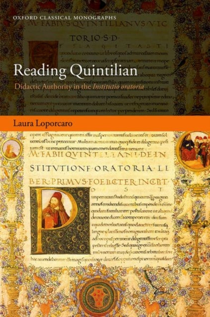 Book cover of: Reading Quintilian. By: Laura Loporcaro