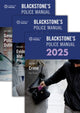 Book cover of: Blackstone's Police Manuals 2025 Three Volume Set