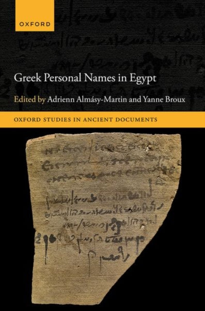 Book cover of: Greek Personal Names in Egypt