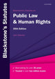 Book cover of: Blackstone's Statutes on Public Law & Human Rights