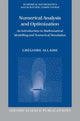 Book cover of: Numerical Analysis and Optimization. By: Gregoire Allaire, Grégoire Allaire