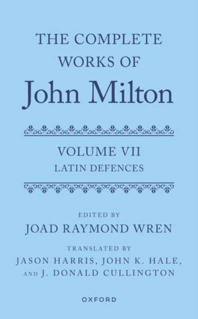 Book cover of: Complete Works of John Milton: Volume VII. By: Joad Raymond