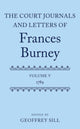 Book cover of: Court Journals and Letters of Frances Burney. By: Geoffrey Sill
