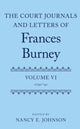 Book cover of: Court Journals and Letters of Frances Burney. By: Nancy E. Johnson