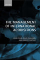 Book cover of: Management of International Acquisitions. By: John Child