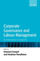 Book cover of: Corporate Governance and Labour Management