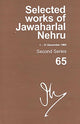 Book cover of: Selected Works Of Jawaharlal Nehru, Second Series, Volume 65. By: Jawaharlal Nehru