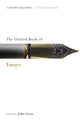 Book cover of: Oxford Book of Essays