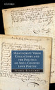 Book cover of: Manuscript Verse Collectors and the Politics of Anti-Courtly Love Poetry. By: Joshua Eckhardt