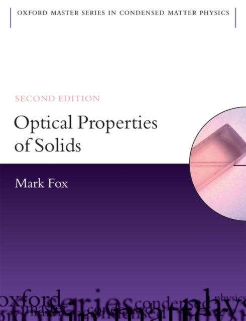 Book cover of: Optical Properties of Solids. By: Mark Fox