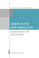 Book cover of: Europe in the New Middle East. By: Richard Youngs