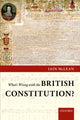 Book cover of: What's Wrong with the British Constitution?. By: Iain McLean