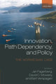 Book cover of: Innovation, Path Dependency, and Policy. By: Jan Fagerberg