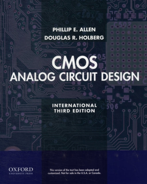 Book cover of: CMOS Analog Circuit Design. By: Phillip E. Allen