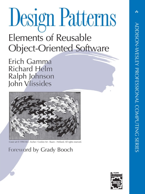 Book cover of: Design Patterns. By: ERICH GAMMA