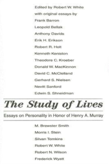 Book cover of: Study of Lives. By: Robert White