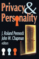 Book cover of: Privacy and Personality