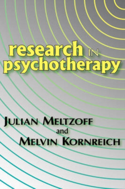 Book cover of: Research in Psychotherapy. By: Julian Meltzoff