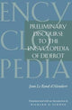 Book cover of: Preliminary Discourse to the Encyclopedia of Diderot