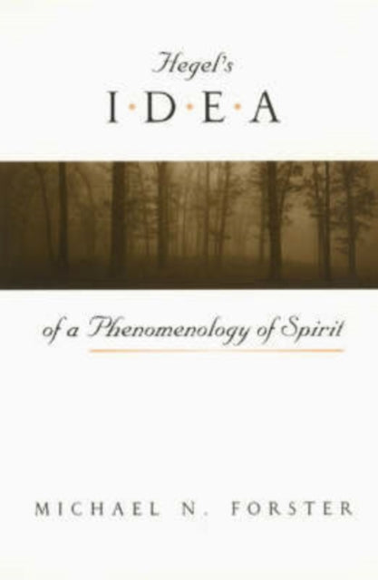 Book cover of: Hegel's Idea of a Phenomenology of Spirit