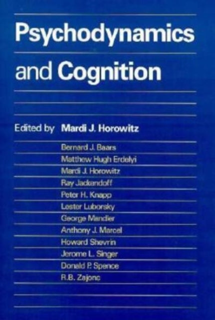 Book cover of: Psychodynamics and Cognition