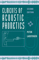 Book cover of: Elements of Acoustic Phonetics