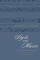 Book cover of: Style and Music. By: Leonard B. Meyer