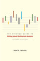 Book cover of: Chicago Guide to Writing about Multivariate Analysis. By: Jane E. Miller
