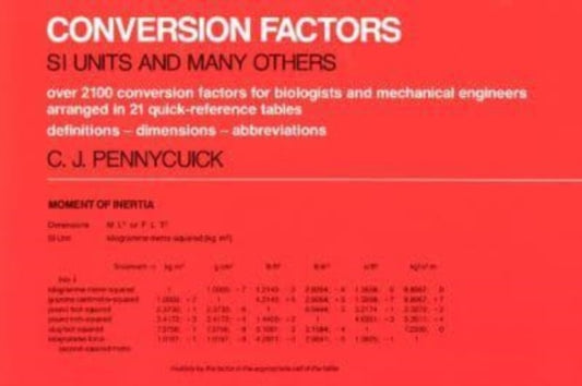 Book cover of: Conversion Factors