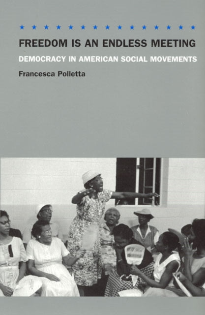 Book cover of: Freedom Is an Endless Meeting – Democracy in American Social Movements. By: Francesca Polletta