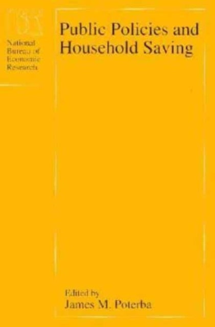 Book cover of: Public Policies and Household Saving