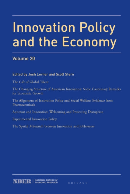 Book cover of: Innovation Policy and the Economy, 2019. By: Josh Lerner