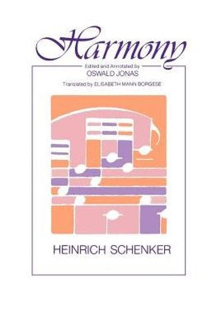 Book cover of: Harmony. By: Heinrich Schenker