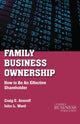 Book cover of: Family Business Ownership. By: Craig E. Aronoff