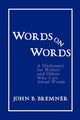 Book cover of: Words on Words