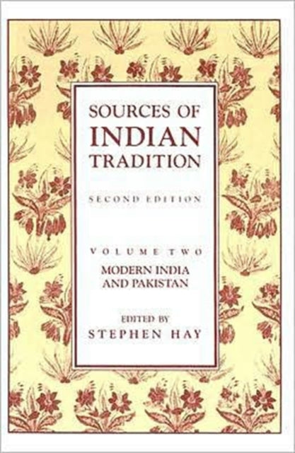 Book cover of: Sources of Indian Tradition. By: Stephen Hay