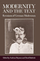 Book cover of: Modernity and the Text