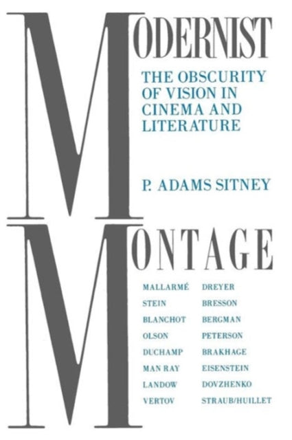 Book cover of: Modernist Montage. By: P. Adams. Sitney