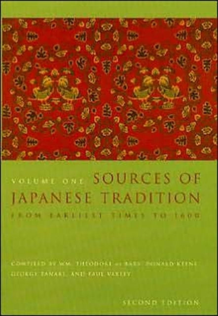 Book cover of: Sources of Japanese Tradition