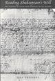 Book cover of: Reading Shakespeare's Will