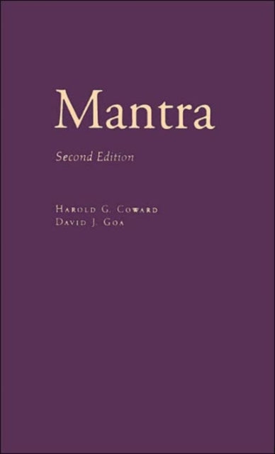 Book cover of: Mantra. By: Harold G. Coward