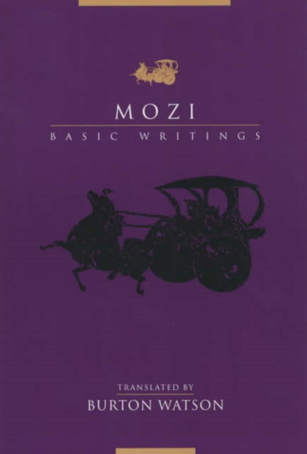 Book cover of: Mozi. By: Burton Watson