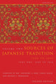 Book cover of: Sources of Japanese Tradition, Abridged. By: William Theodore De Bary