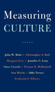 Book cover of: Measuring Culture. By: John W. Mohr