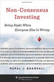 Book cover of: Non-Consensus Investing. By: Rupal J. Bhansali