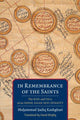 Book cover of: In Remembrance of the Saints. By: David Brophy